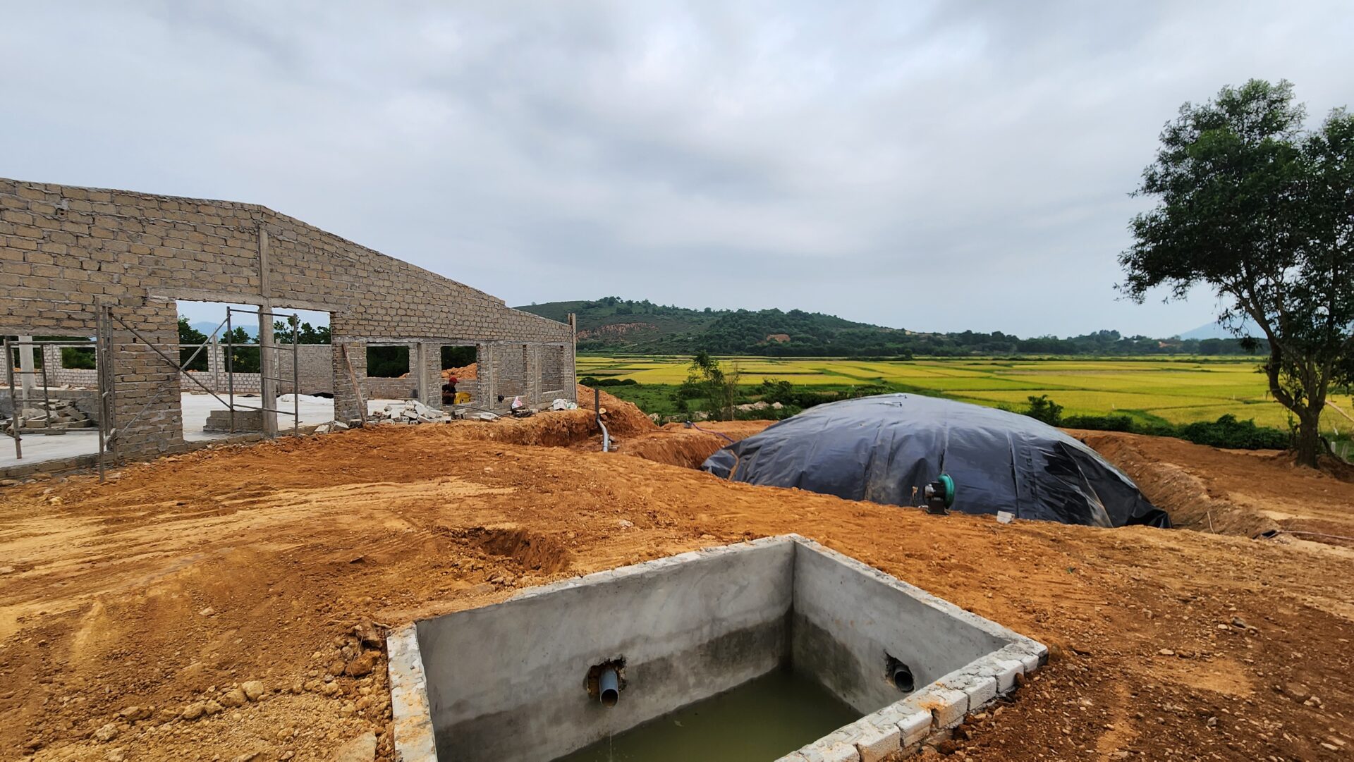 Túi biogas ở Hà Tĩnh